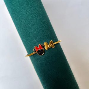 دستبند مدل اسپرت عروسکی قرمز مشکی 00374