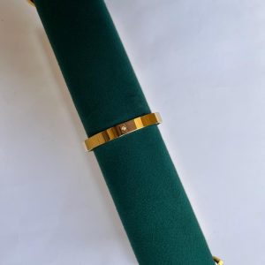 دستبند مدل اسپرت ساده تک نگین 00388