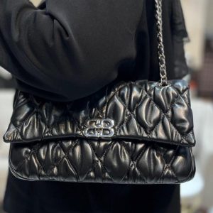 کیف چرمی مدل بالنسیاگا مشکی کد 000111