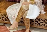 شلوار بندری جنگلی گلابتونی 100209
