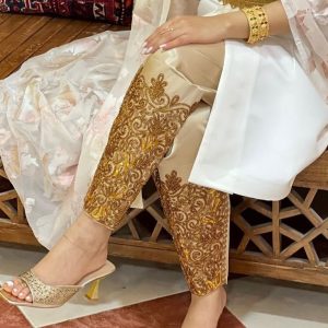شلوار بندری جنگلی گلابتونی 100209