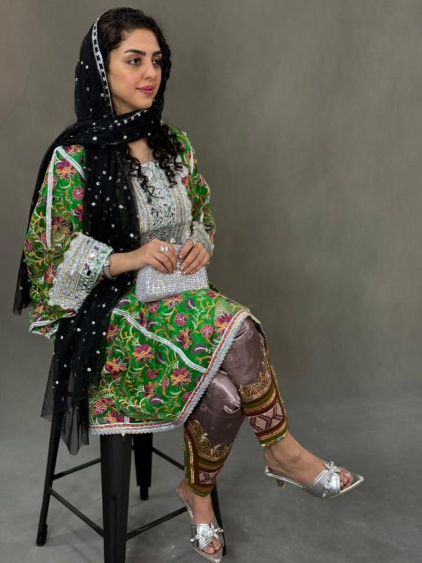 تصویرپیراهن جاسکی کوتاه 1-100380