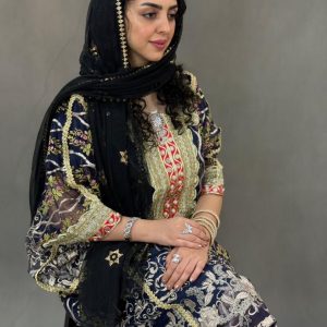 تصویرپیراهن جاسکی کوتاه 2-100380