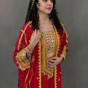 تصویرپیراهن جاسکی جلوباز مدل نور 4-100380