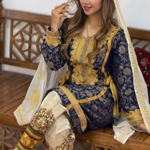تصویرپیراهن کندوره بنارسی 100011