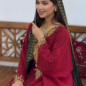 تصویرپیراهن مغربی دست دوز نخل 4-100375