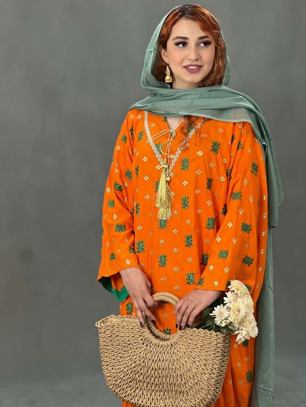 تصویر لباس ساحلی مدل گل ابریشم